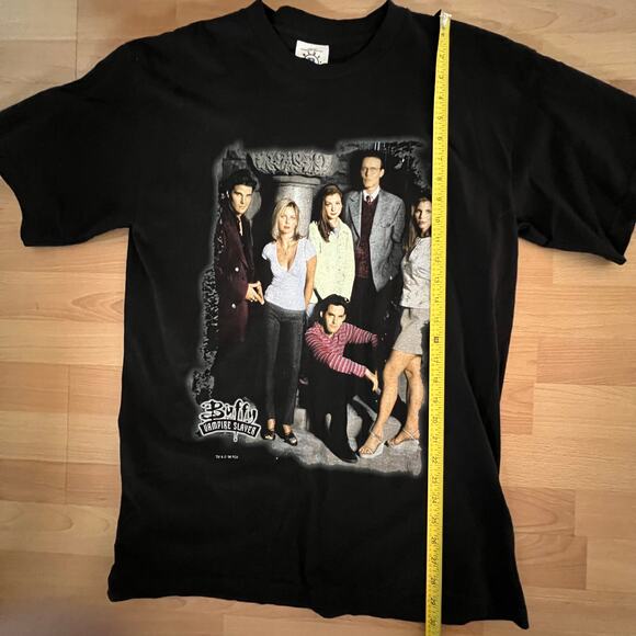 Rare Vintage 1998 Buffy the Vampire Slayer Promo T-Shirt BTVS Cast Blue Grape - Picture 5 of 8